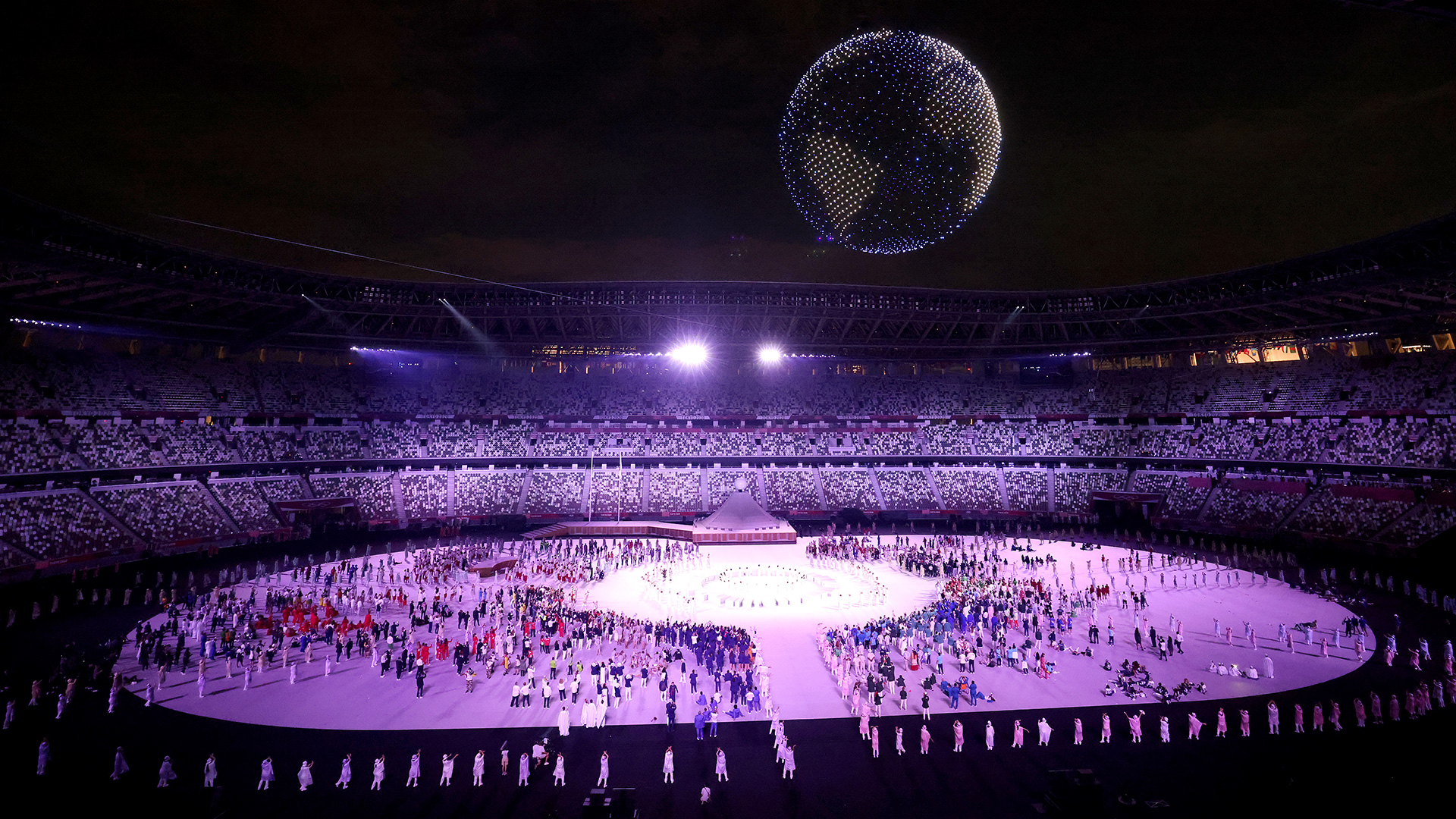 Olympics Opening Ceremony Shot